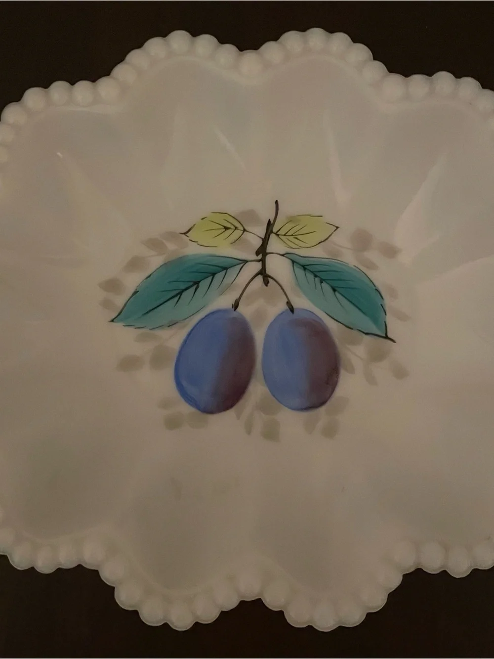 Westmoreland Beaded Edge Fluted Nappy dishes (3)